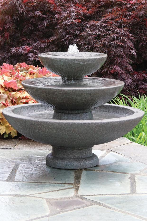 24" Three Tier Tranquility Fountain