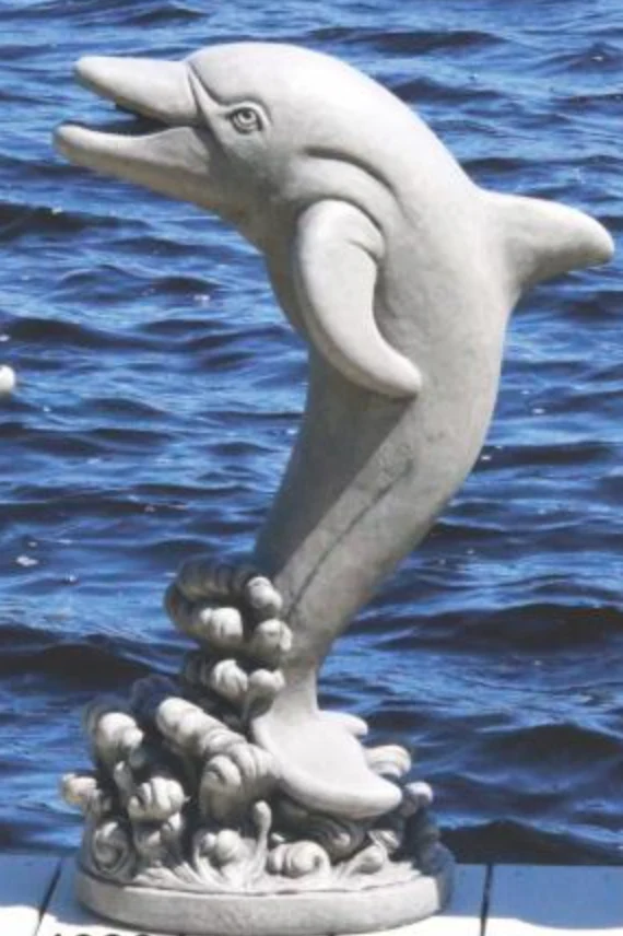 34" Sitting Dolphin- Plumbed