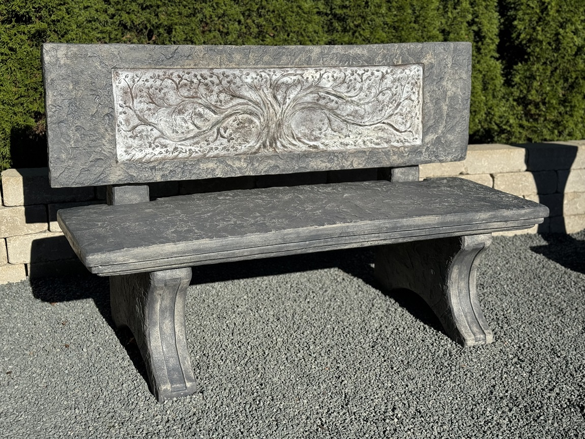 55" Grand Oak Bench