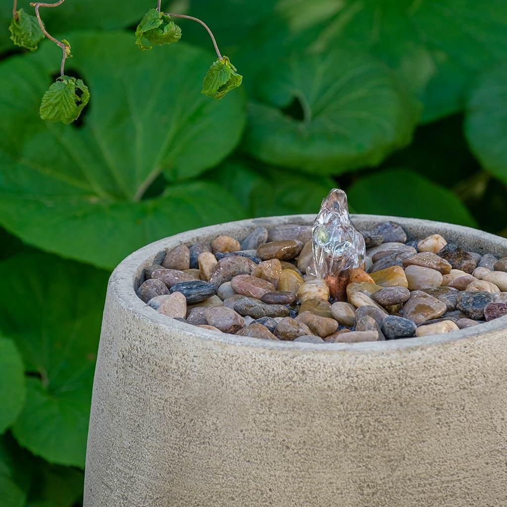 22" Bebel Pebble Fountain, Tall
