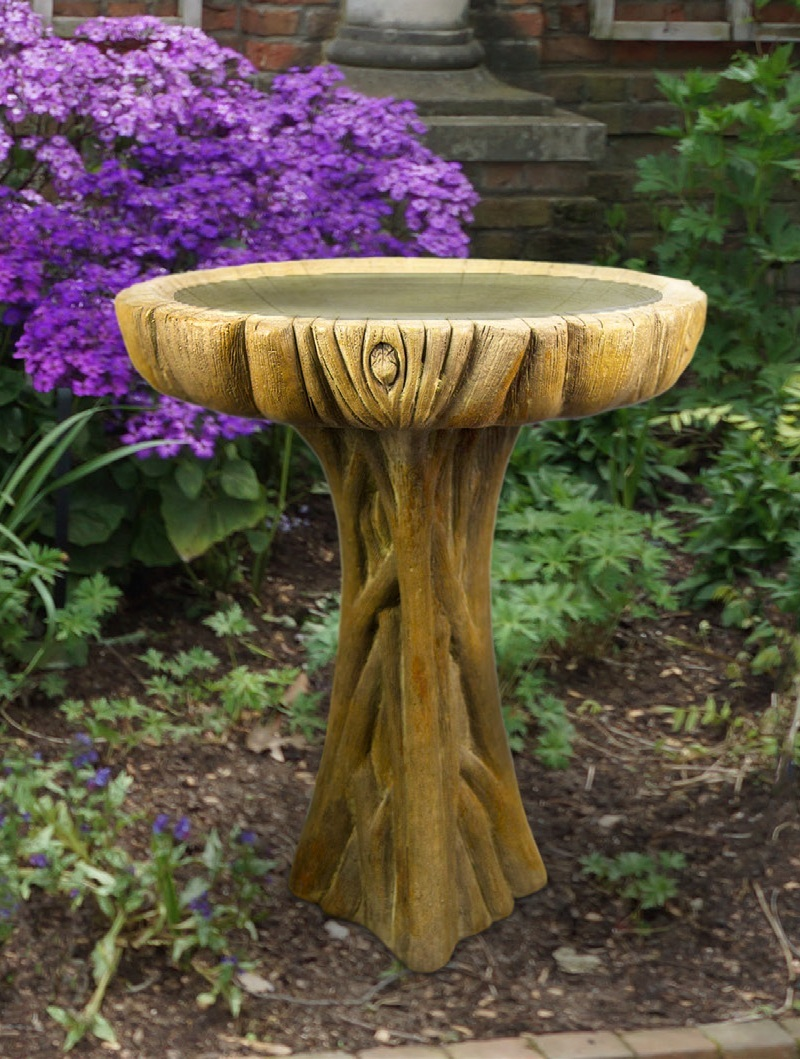 25" Drifttwood Birdbath