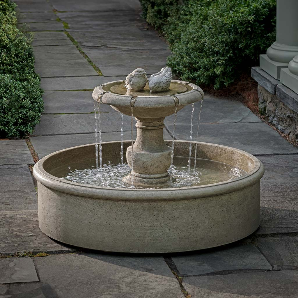Lucienne Birds Concrete Fountain - Thumbnail 5
