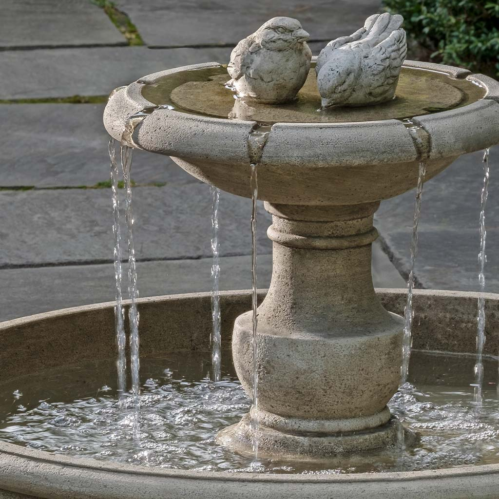 Lucienne Birds Concrete Fountain