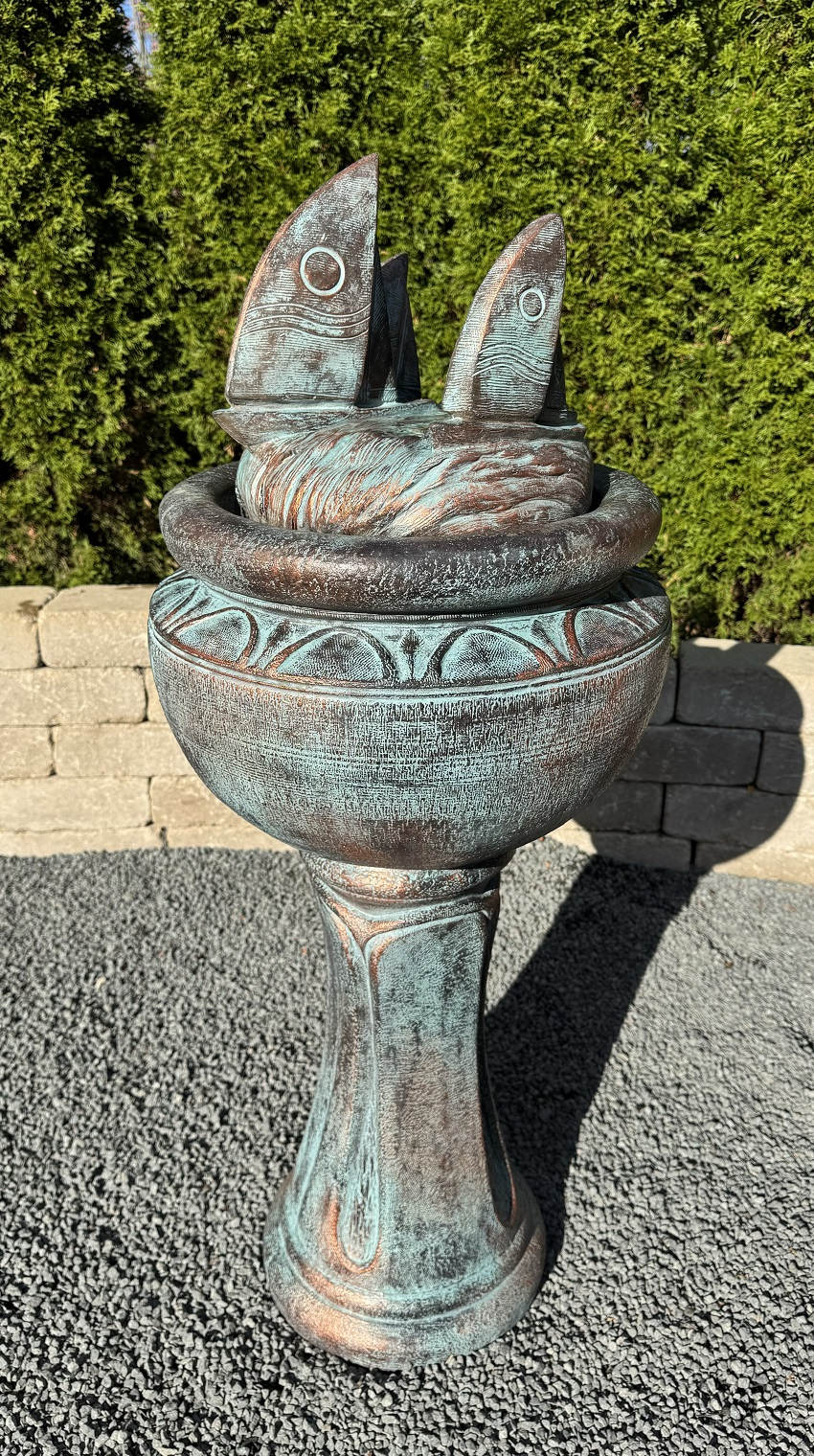 42" Tall Regatta Patio Bubbler Fountain