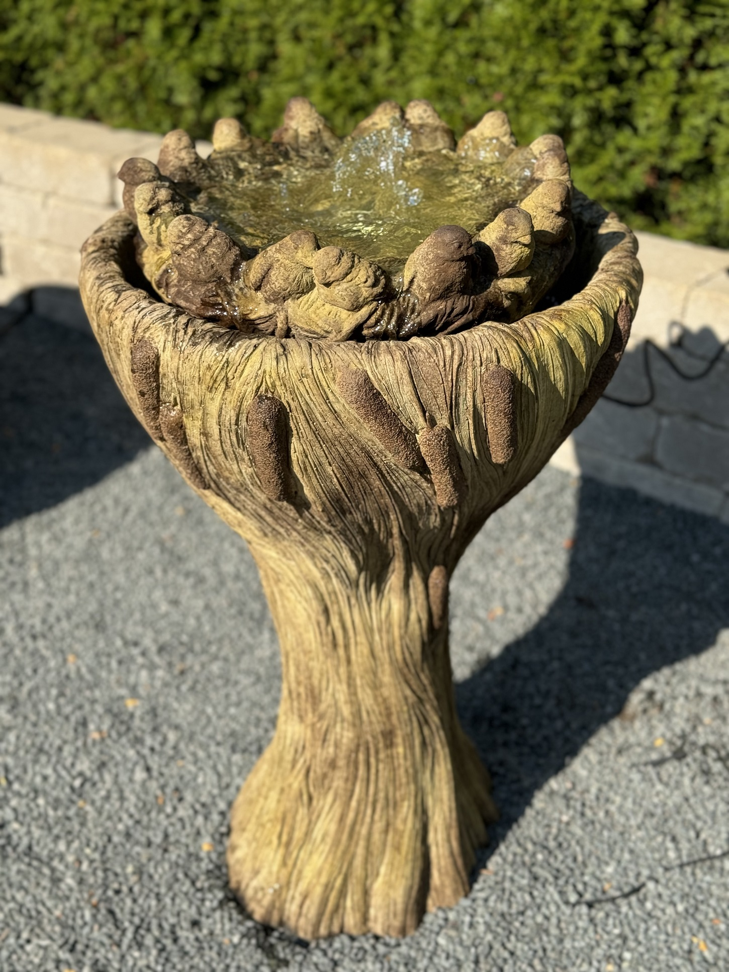 33" Tall Rings of Birds Bubbler Fountain 
