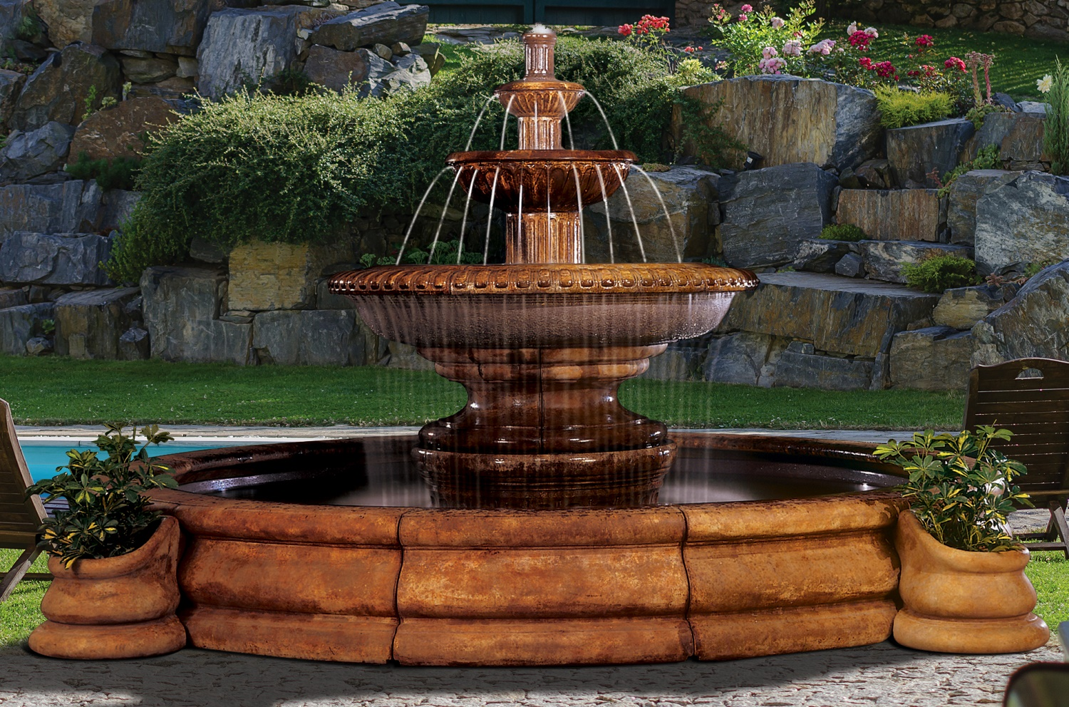 21" Grande Palazzo Pool Planter
