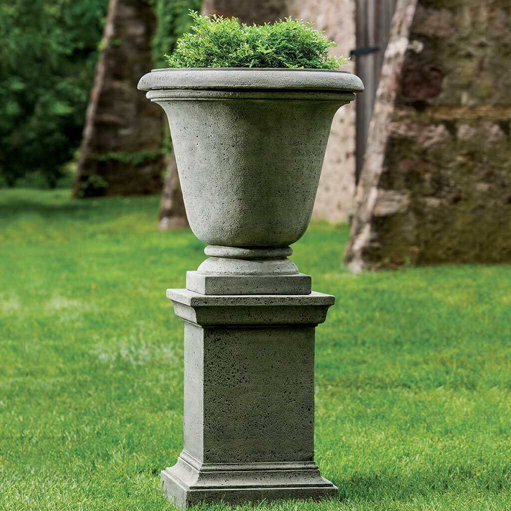 52" Textured Hampton Urn with Pedestal
