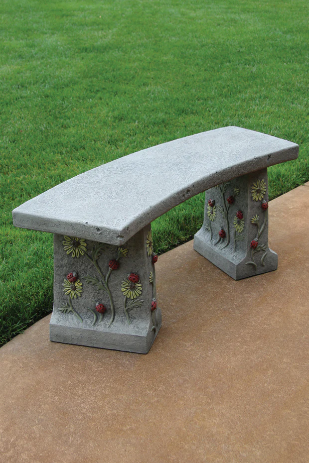 42" Ladybug Bench