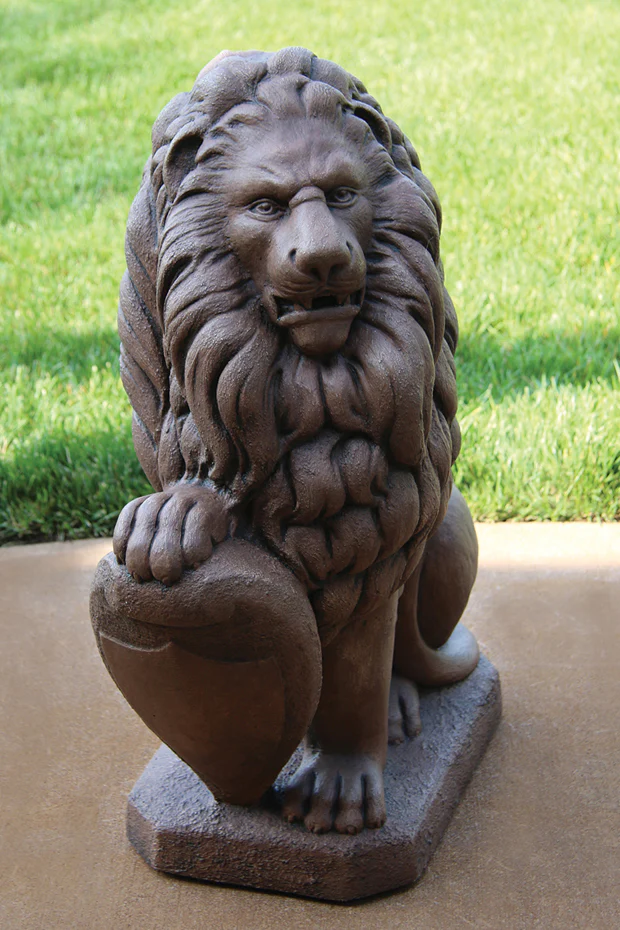 27" Lion with Shield - Right