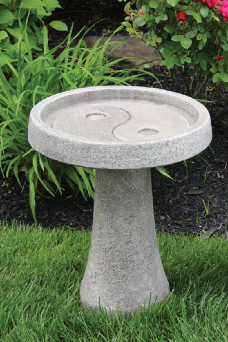 Massarelli's Yin Yang Bird Bath - Thumbnail 2