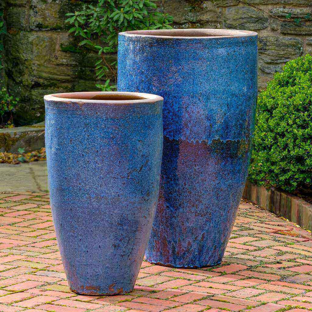 Banyan Planter S/2 - Rustic Blue