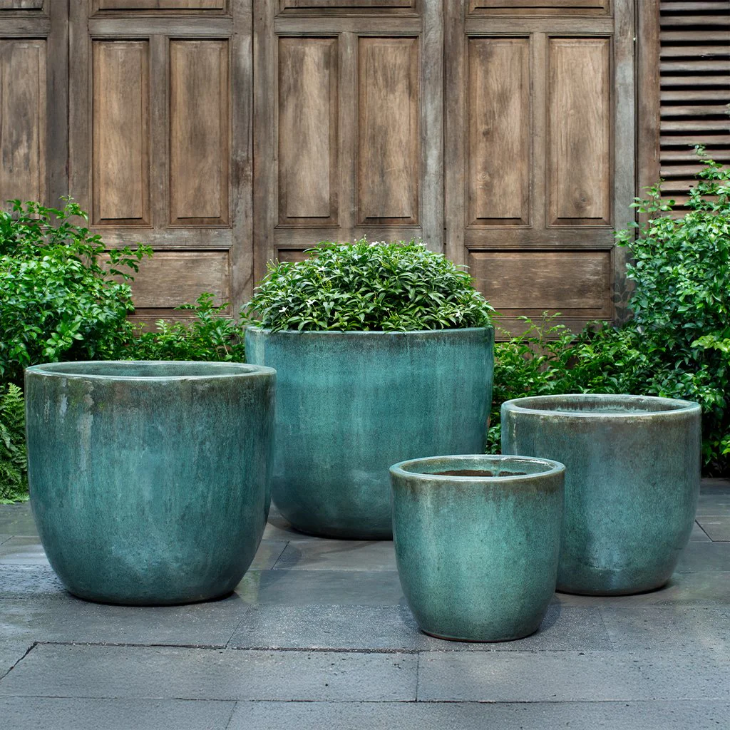 Mendocino Planter S/4 - Antique Jade