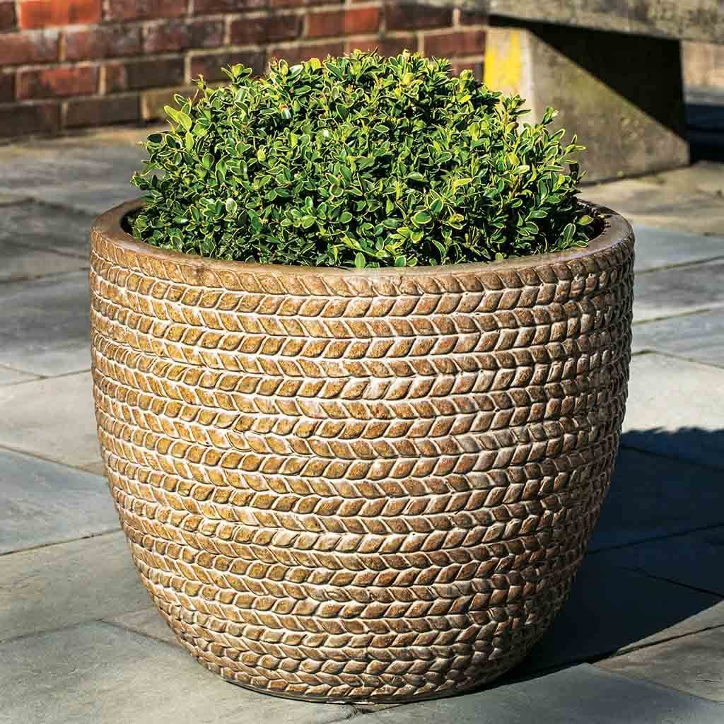 Sisal Weave Planter S/3 - Cafe au Lait
