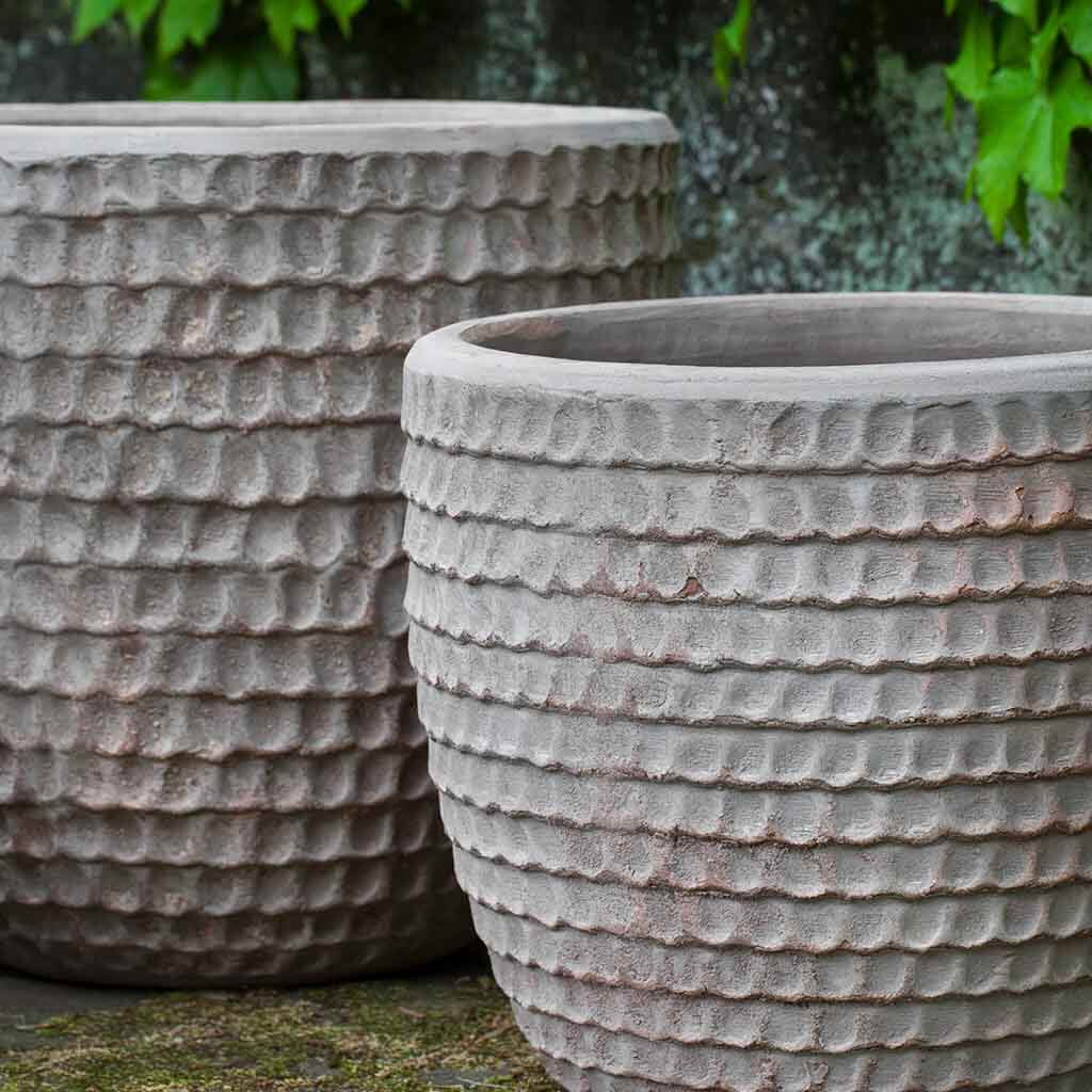 Dimple Planter S/3 - Antico Terra Cotta
