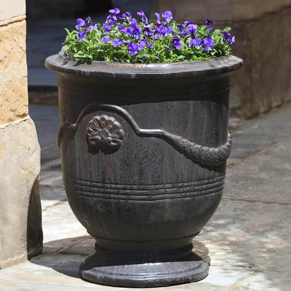 Coquille Anduze Urn S/3 - Antique Glaze
