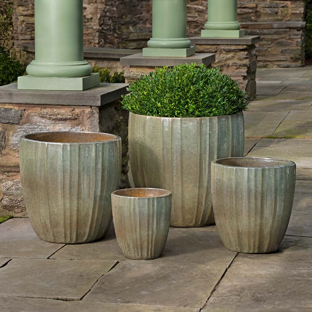 Dunes Planter S/4 - Crystal Green