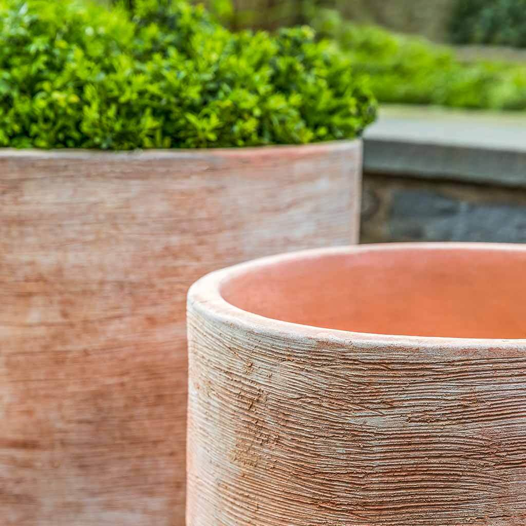 Sgraffito Planter S/3 - Terra Cotta