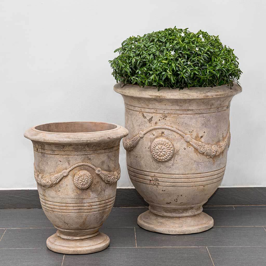 Anduze Urn S/2 - Antico Terra Cotta