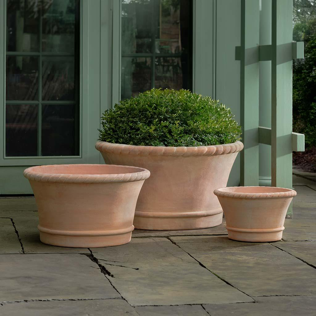 Corda Planter, Large S/3 - Terra Cotta