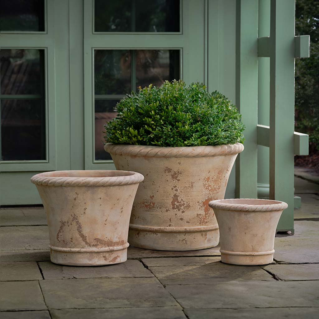 Corda Planter S/3 - Antico Terra Cotta