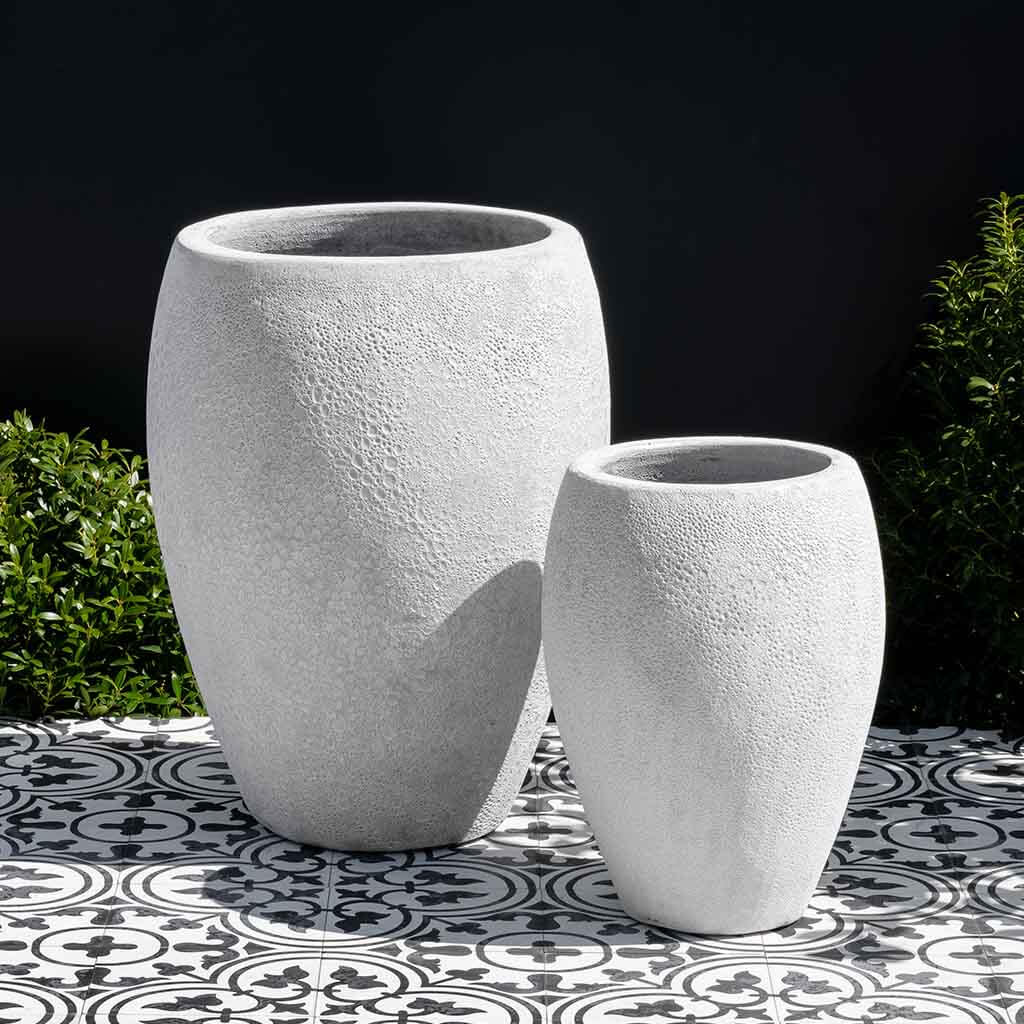 Jardim Planter S/2 - White Coral