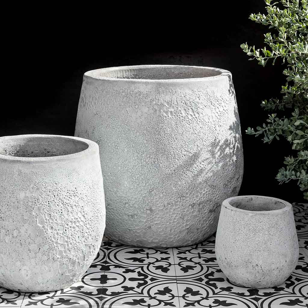 Baleares Planter S/3 - White Coral
