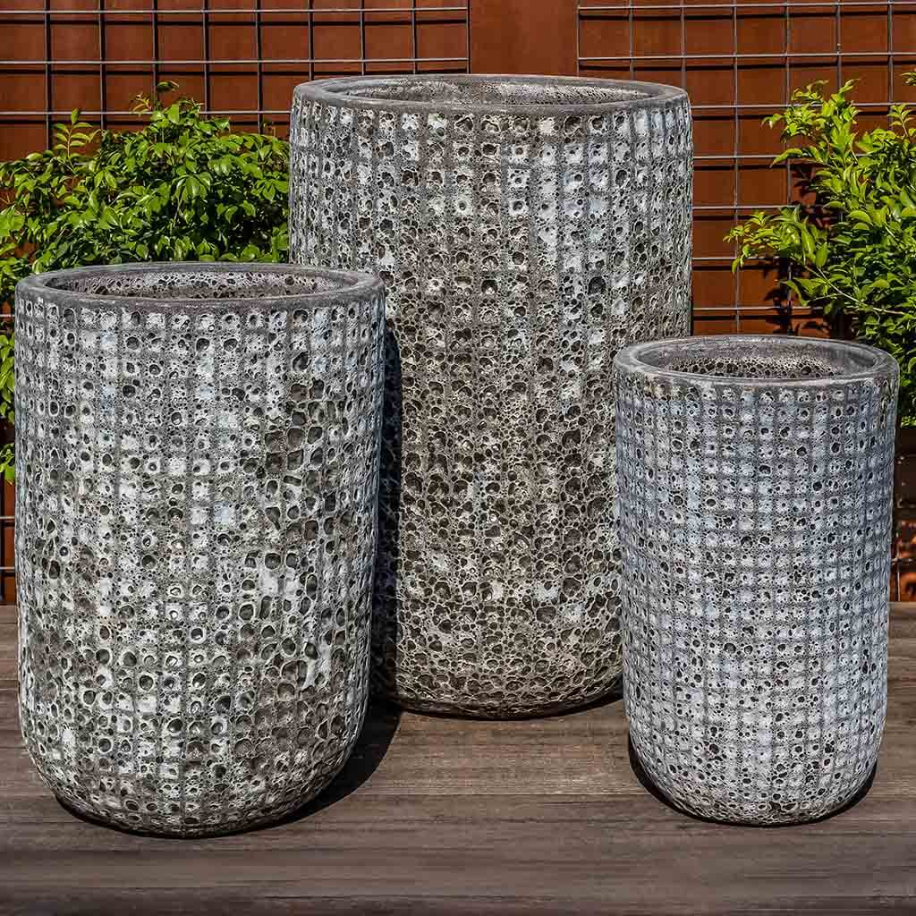 Escada Planter, Tall S/3 - Fossil Grey