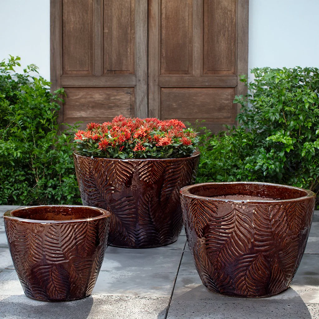 Tropicale Planter S/3 - Cognac