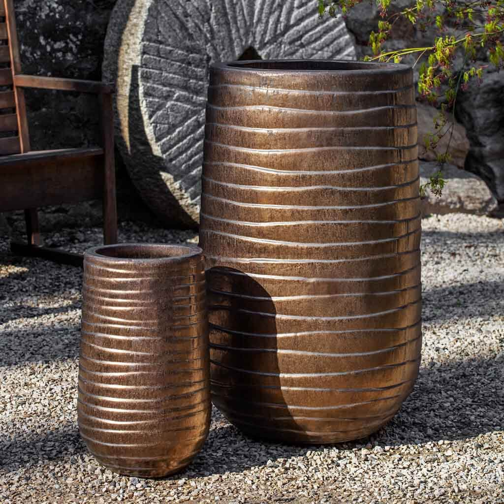 Ipanema Planter, Tall S/2 - Bronze