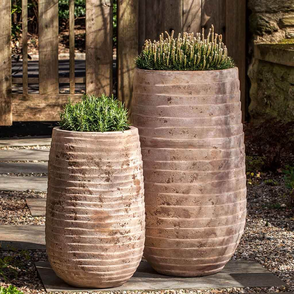 Ipanema Planter, Tall S/2 - Antico Terra Cotta