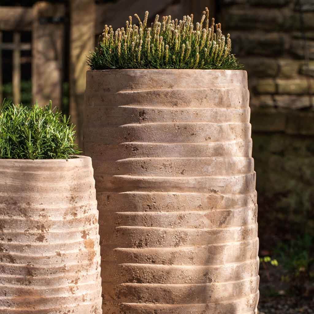 Ipanema Planter, Tall S/2 - Antico Terra Cotta