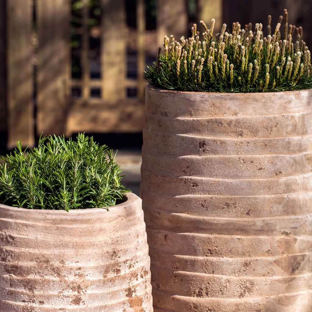 Ipanema Planter, Tall S/2 - Antico Terra Cotta