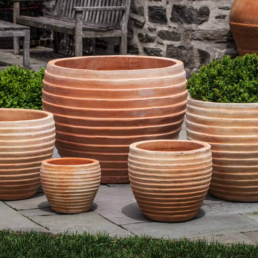 Elia Planter S/5 - Terra Cotta