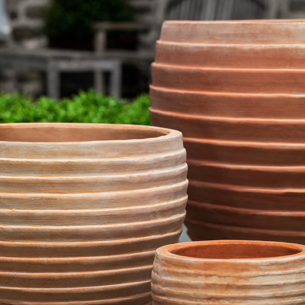 Elia Planter S/5 - Terra Cotta