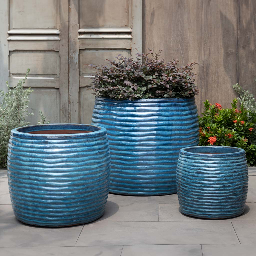 Montauk Planter, Tall S/3 - Mediterranean