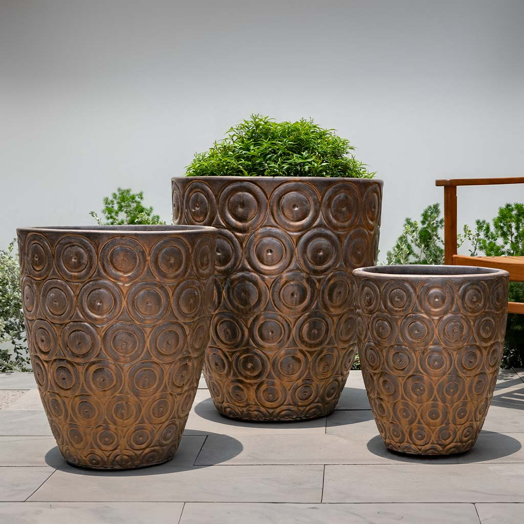 Benicio Planter S/3 - Bronze