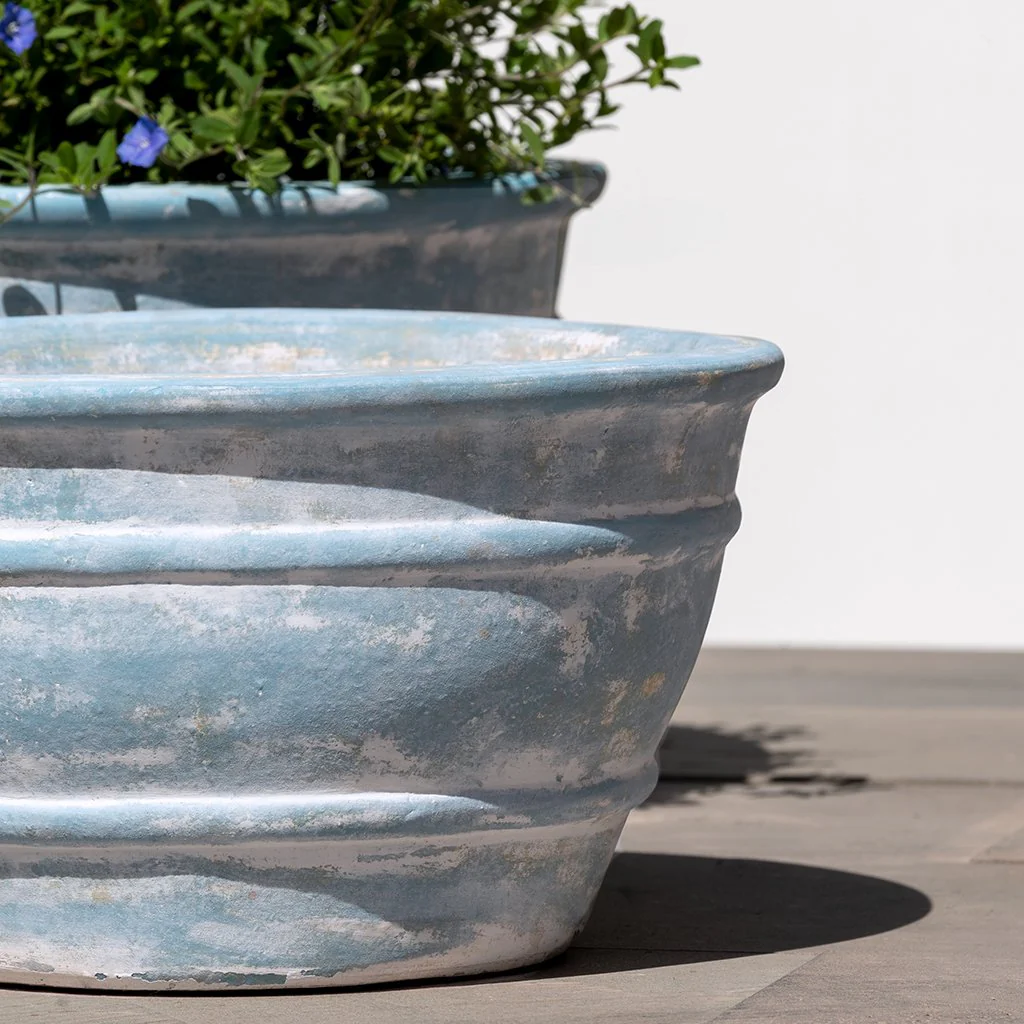 Mera Planter S/3 - Murano Celeste