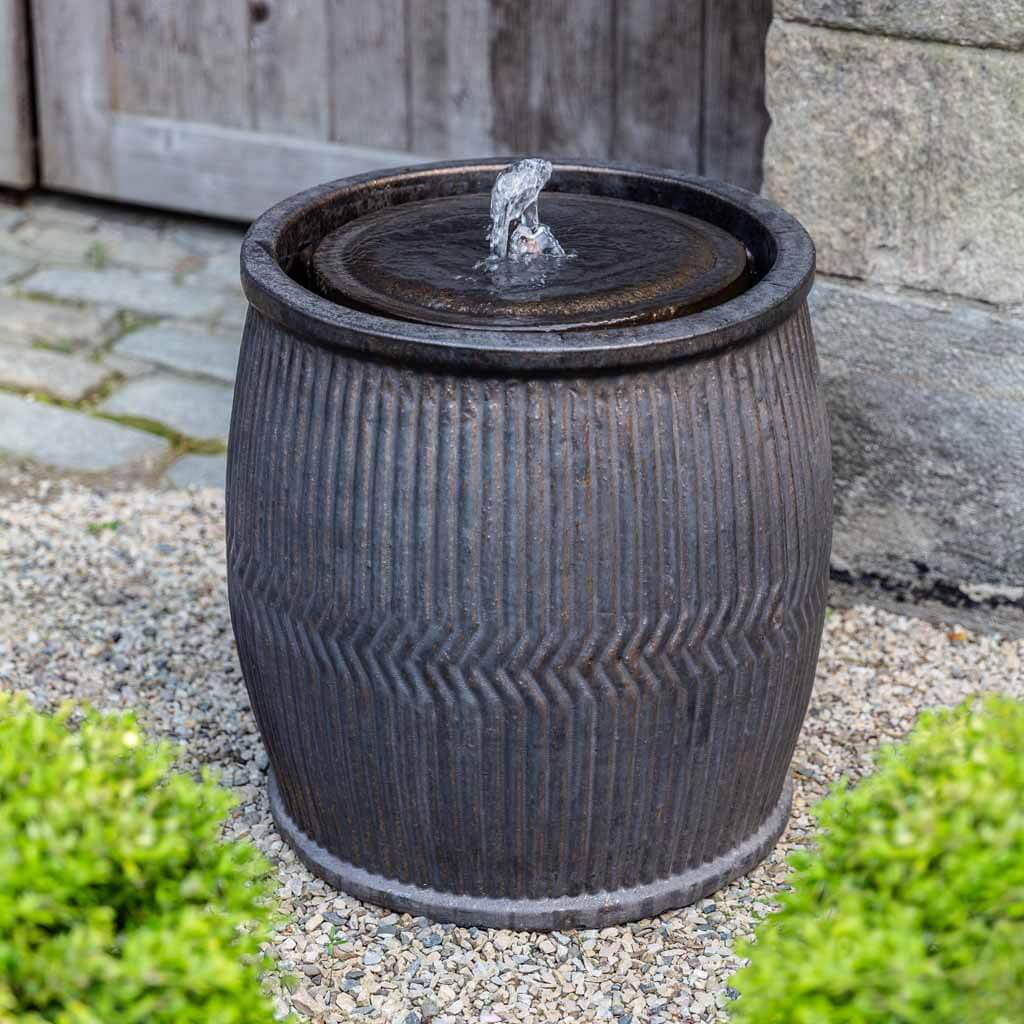 22" Rain Barrel Fountain