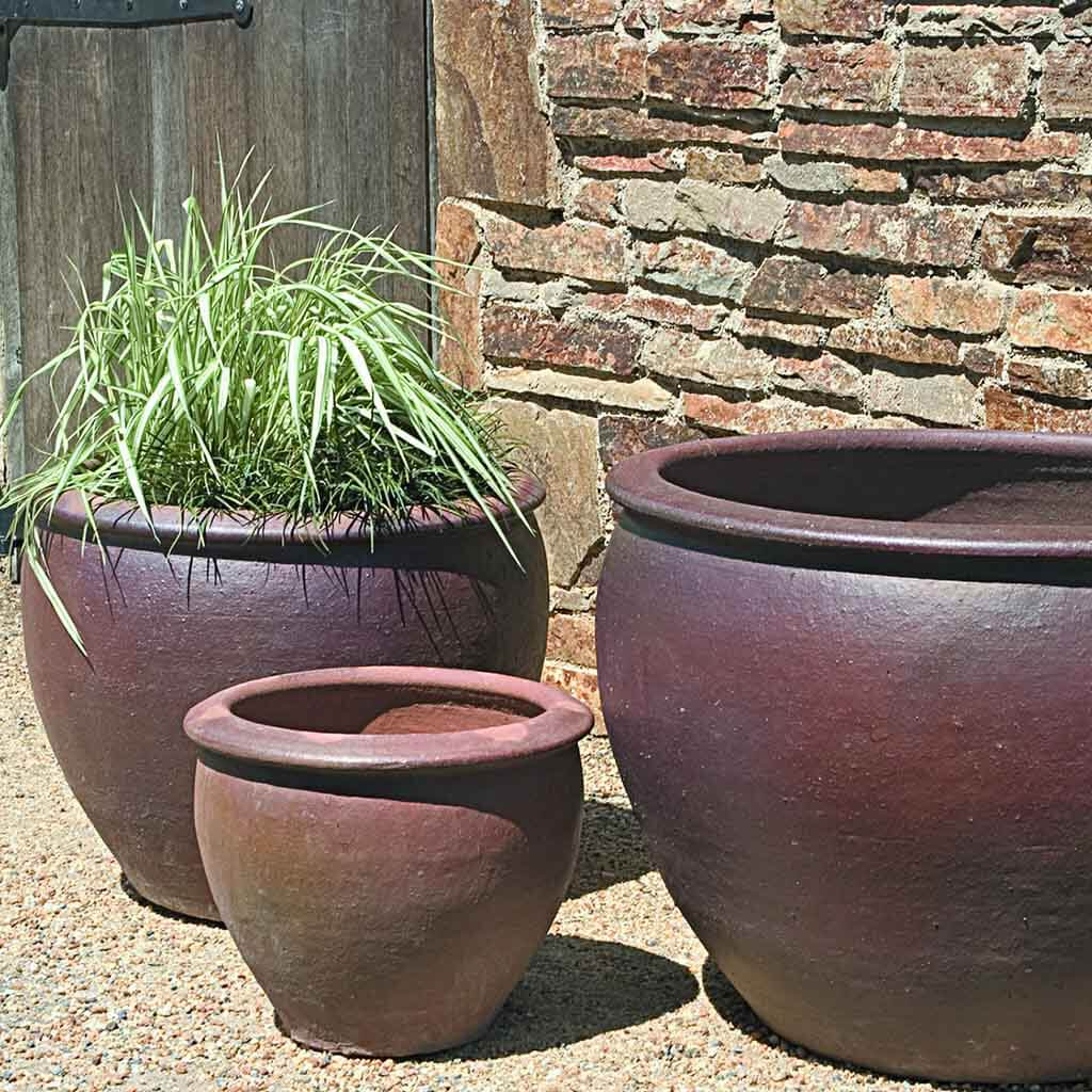 Tron Cao Planter S/3 - Earthenware