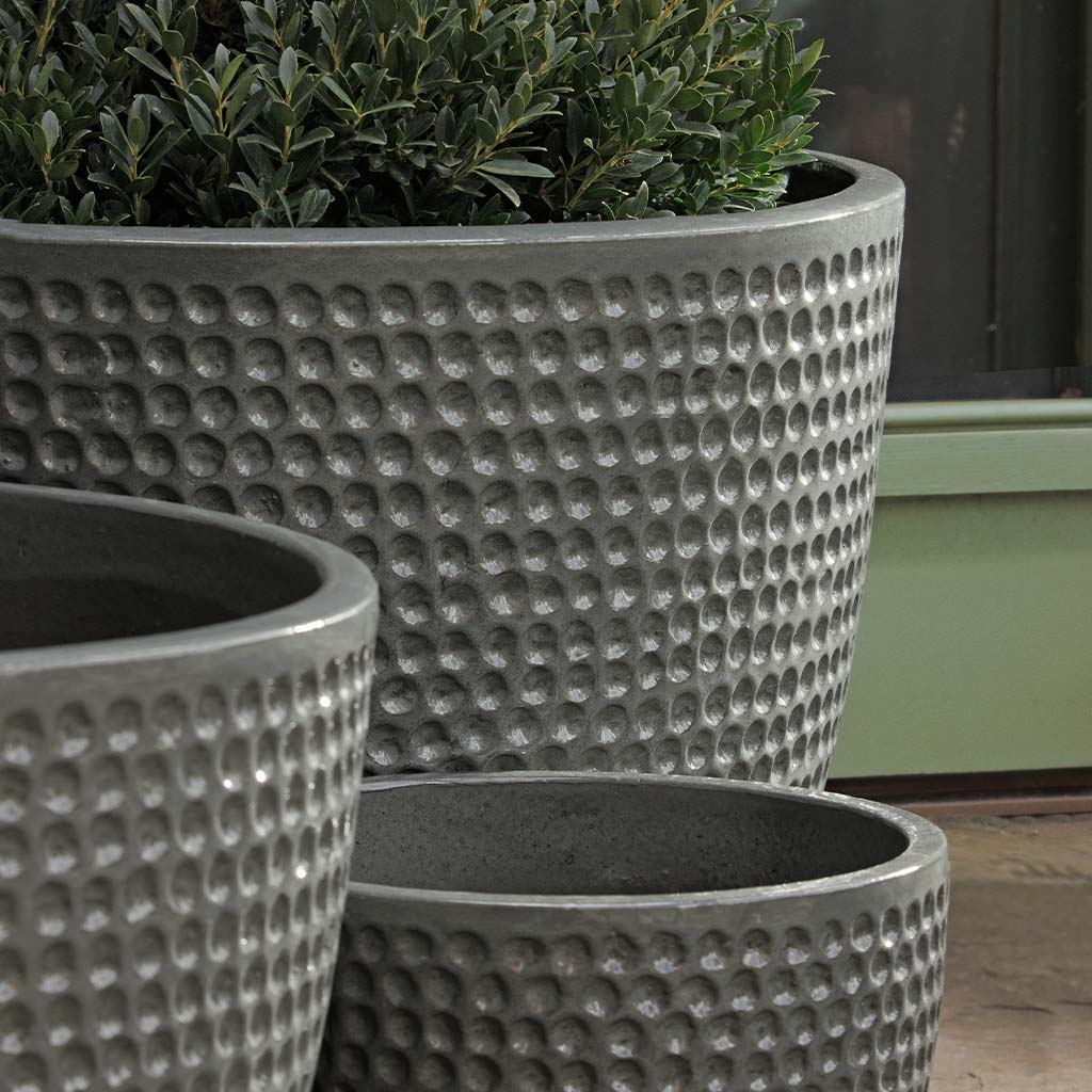 Coin Pot S/4 - Pewter Green