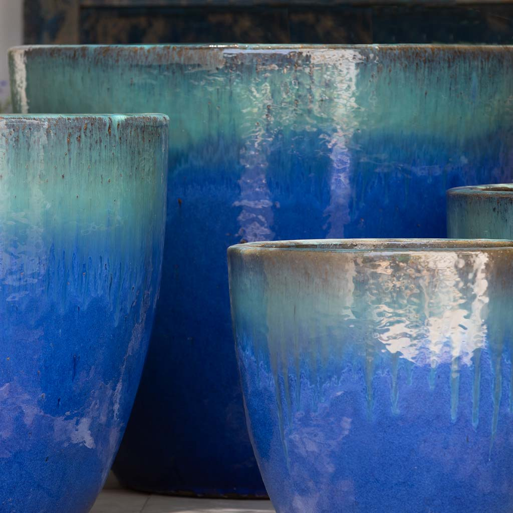 Ocho Planter S/4 - Running Aqua