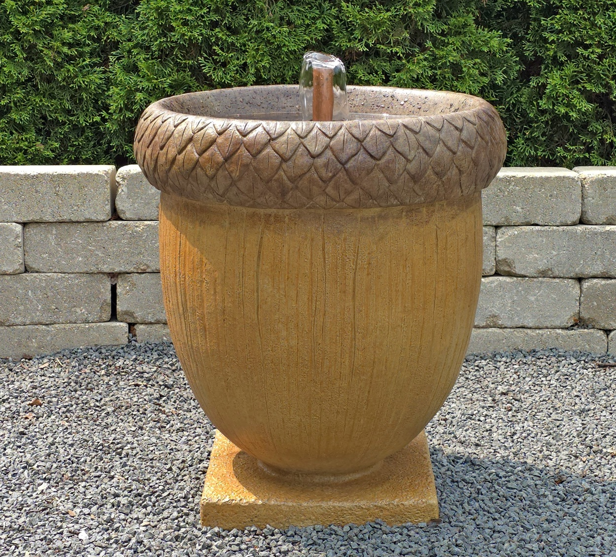23" Acorn Bubbler Fountain