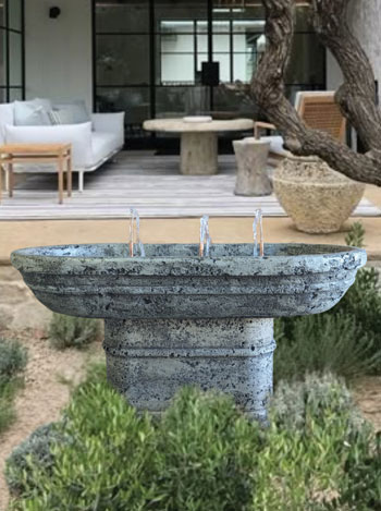27" Old Water Trough Fountain, Tall