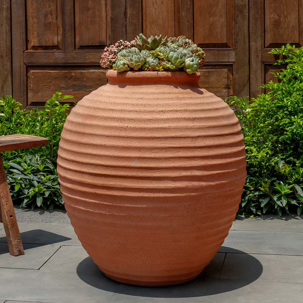 26" Delos Jar, Sandblasted