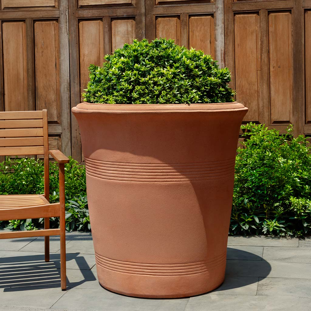 36" Las Palmeras Planter, Sandblasted