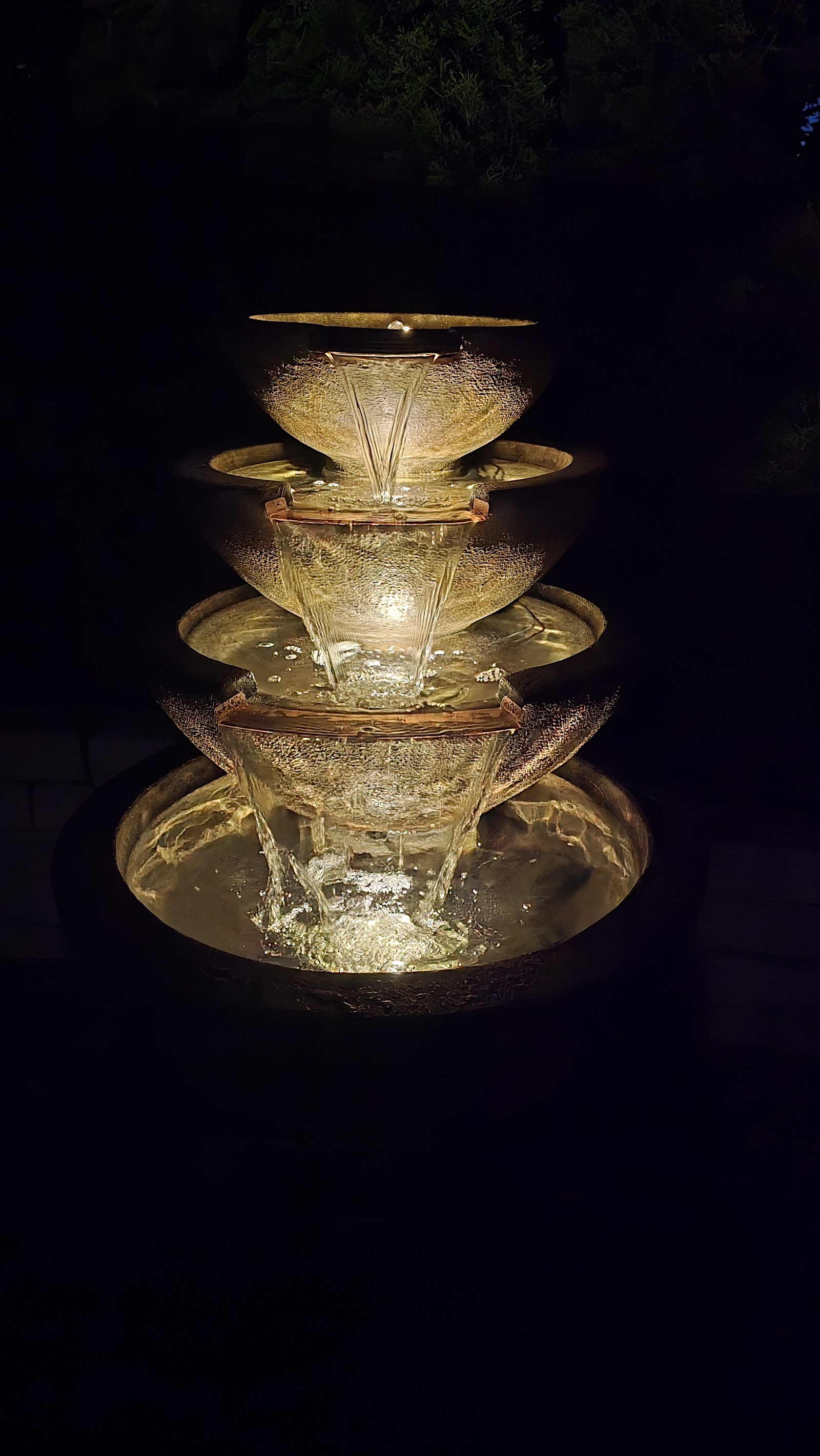 34" Cascading Bowls Fountain