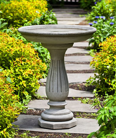 sombrero bird bath