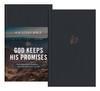 The God Keeps His Promises KJV Study Bible [Slate Leaf]