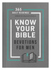 Know Your Bible Devotions for Men