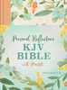 Personal Reflections KJV Bible with Prompts (Ecclesiastes 3:11) [Peach Floral]